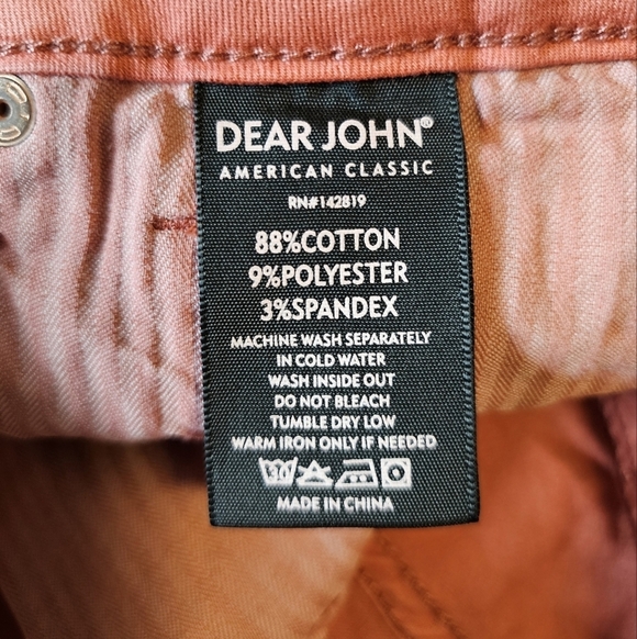 Dear John Women's American Classic Denim Shorts in Chalk Pink, Size 28 - Picture 9 of 12